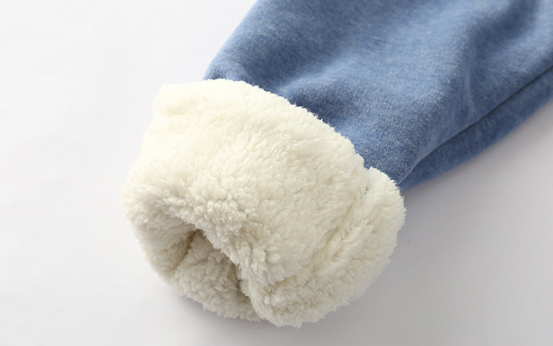 Calça Acolchoada com Forro de Veludo de Cordeiro – Conforto e Estilo em Dias Frios