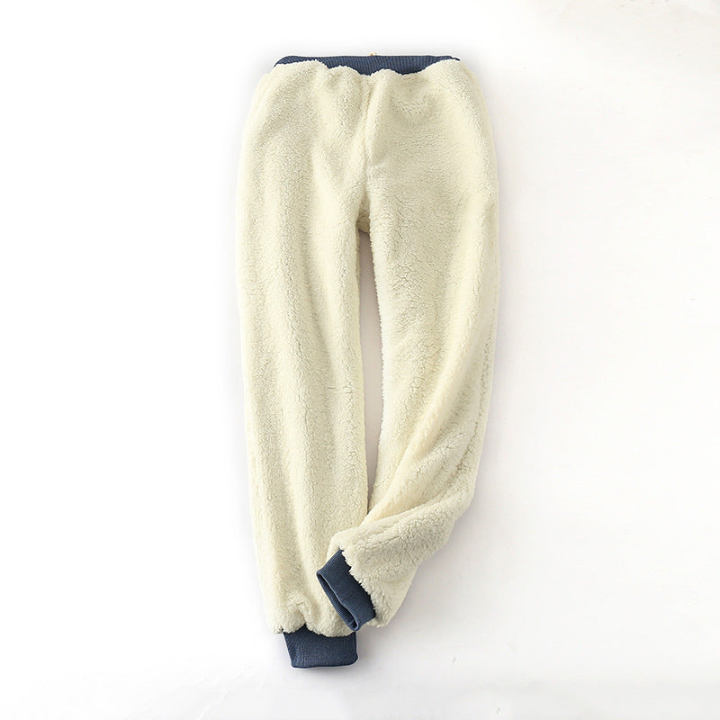 Calça Acolchoada com Forro de Veludo de Cordeiro – Conforto e Estilo em Dias Frios