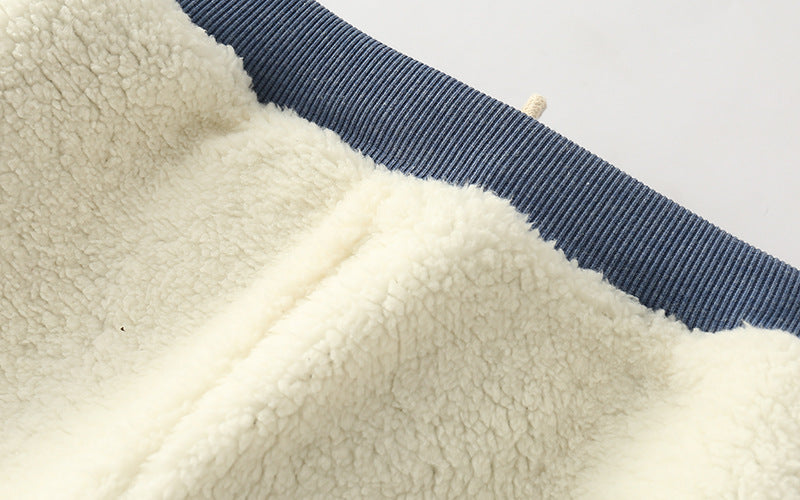 Calça Acolchoada com Forro de Veludo de Cordeiro – Conforto e Estilo em Dias Frios